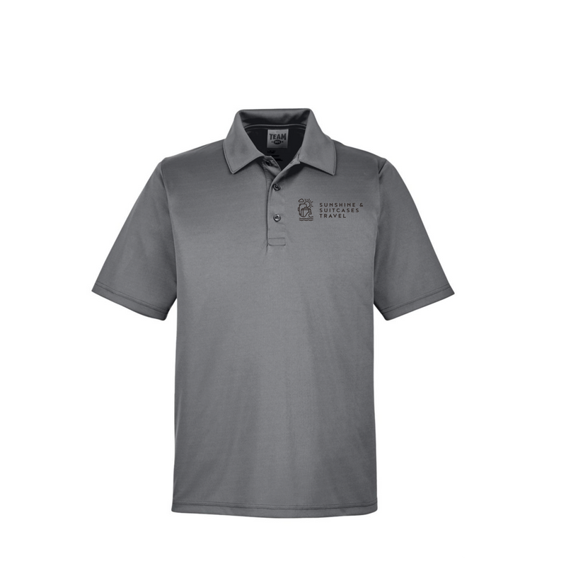 Sunshine & Suitcases Travel embroider polo shirt