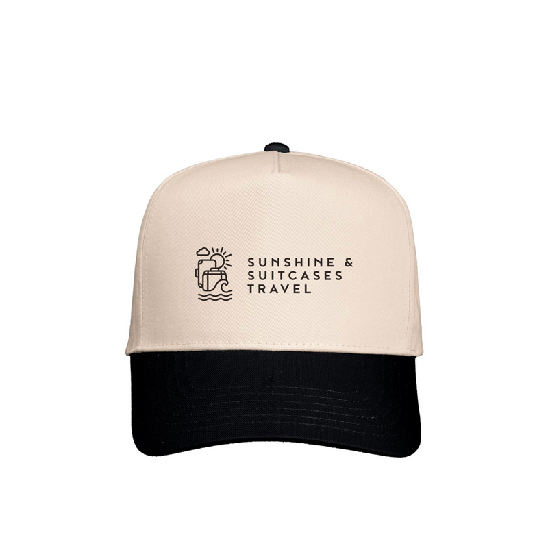 Sunshine & Suitcases Travel embroider hat