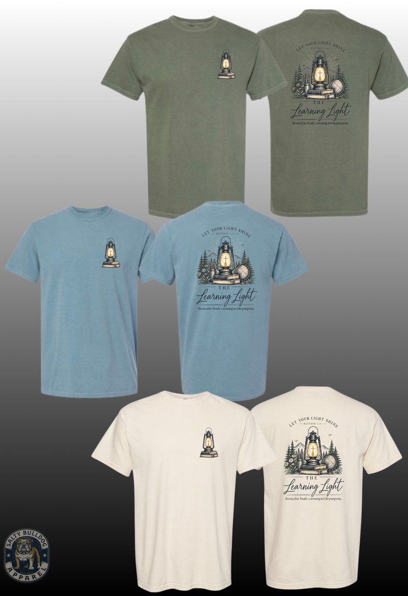 The Learning Light T-shirt “ Let your light shine”