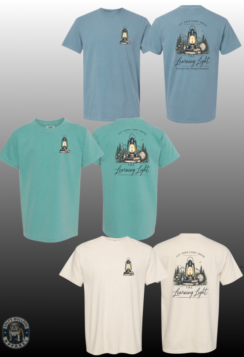 Youth The Learning Light T-shirt “ Let your light shine”