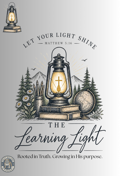The Learning Light T-shirt “ Let your light shine”
